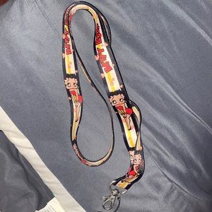 Betty boop lanyard!